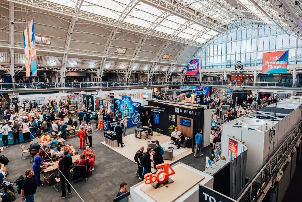Exhibition stands at The Podcast Show